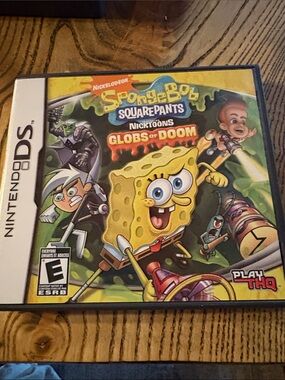 SpongeBob SquarePants Globs of Doom featuring Nicktoons. Nintendo DS